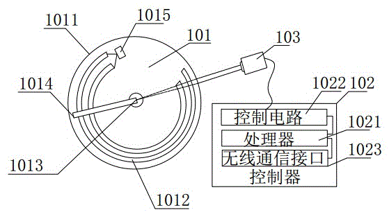 Wirelessly controlled potentiometer