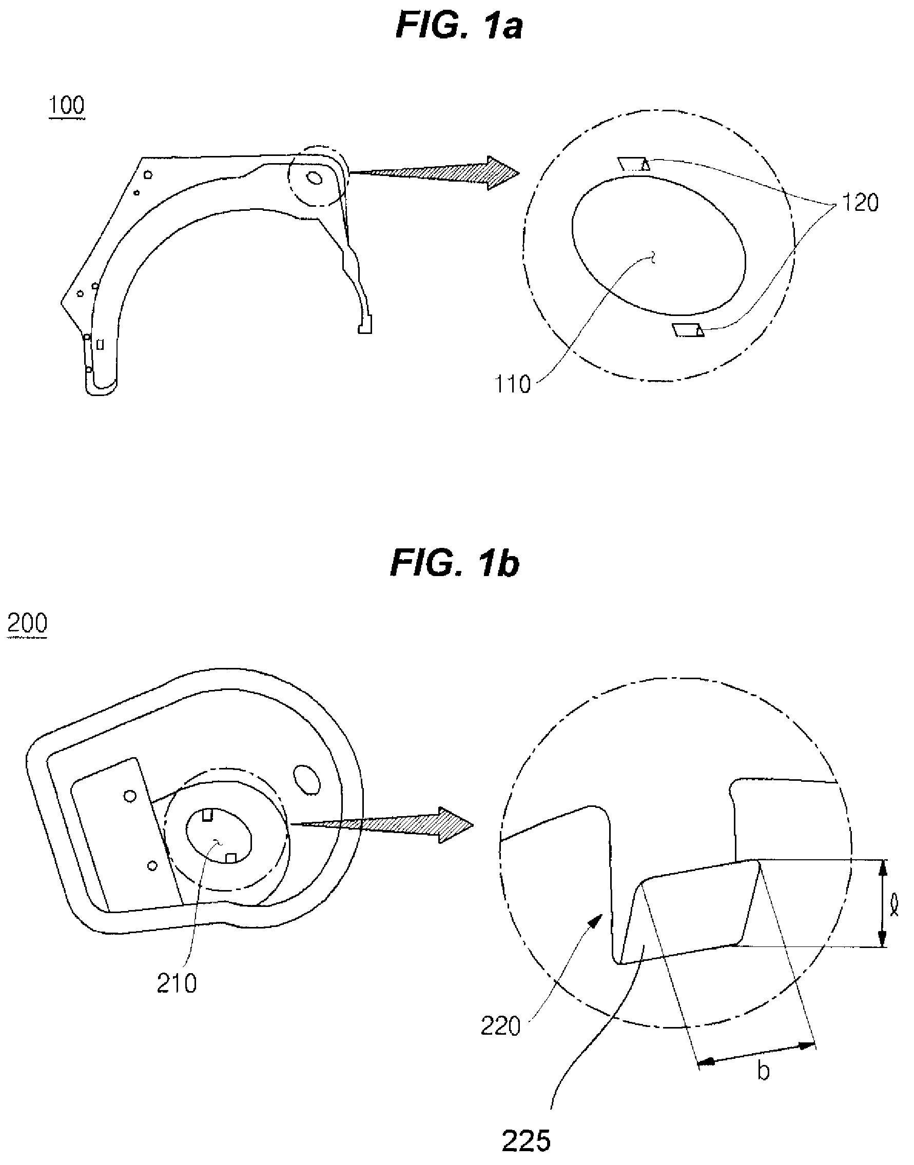 Fuel Filler Housing and Quarter Inner Panel for Vehicle