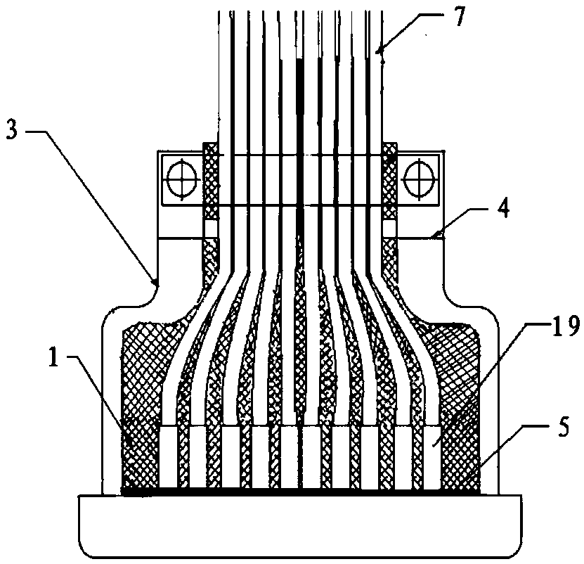 Carrier rocket on-rocket cable system water-proof processing method