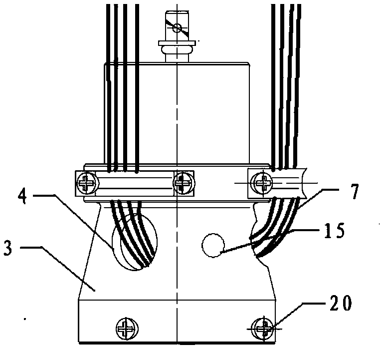 Carrier rocket on-rocket cable system water-proof processing method
