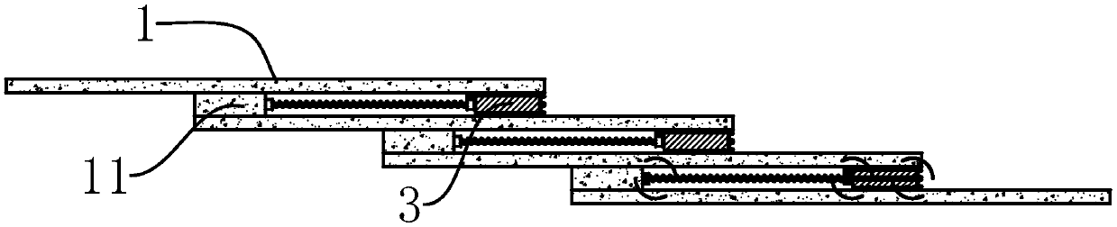 Step structure for garden