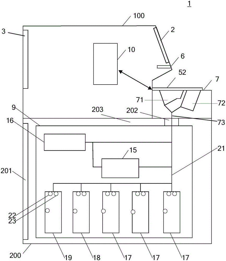 Paper money processing device and maintenance method of the same