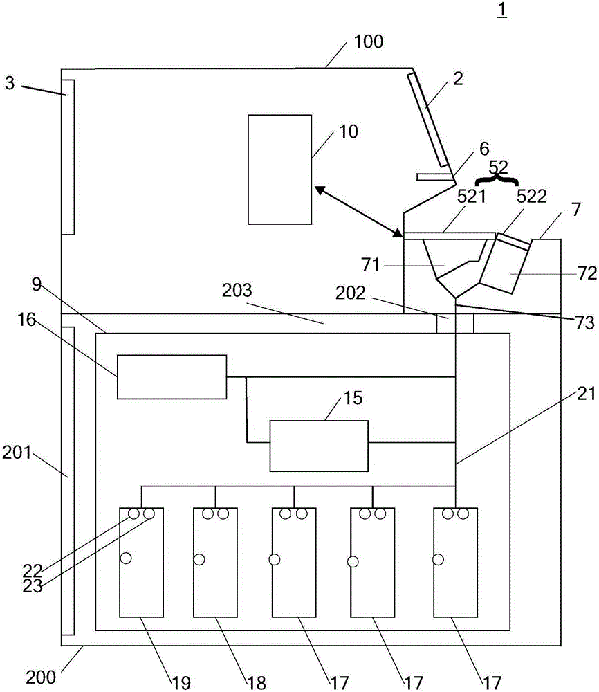 Paper money processing device and maintenance method of the same