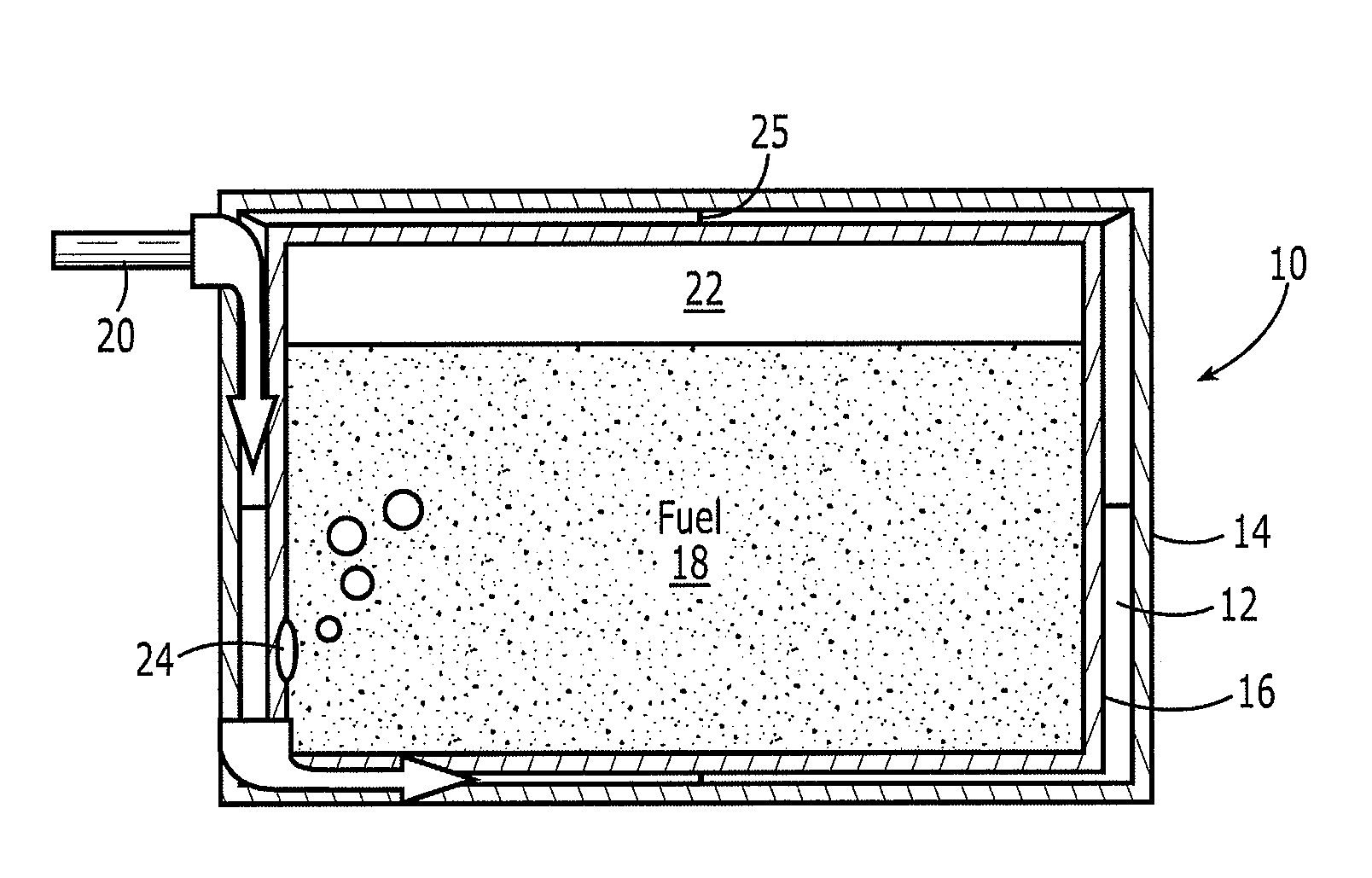 Fuel Tank Assembly And Associated Method