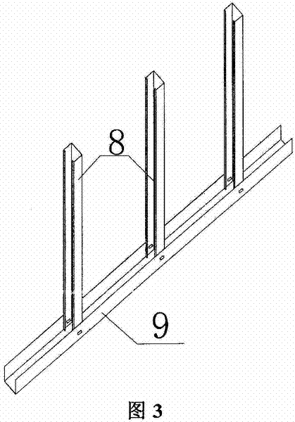 Consumable-free self-connection construction method for light steel keels