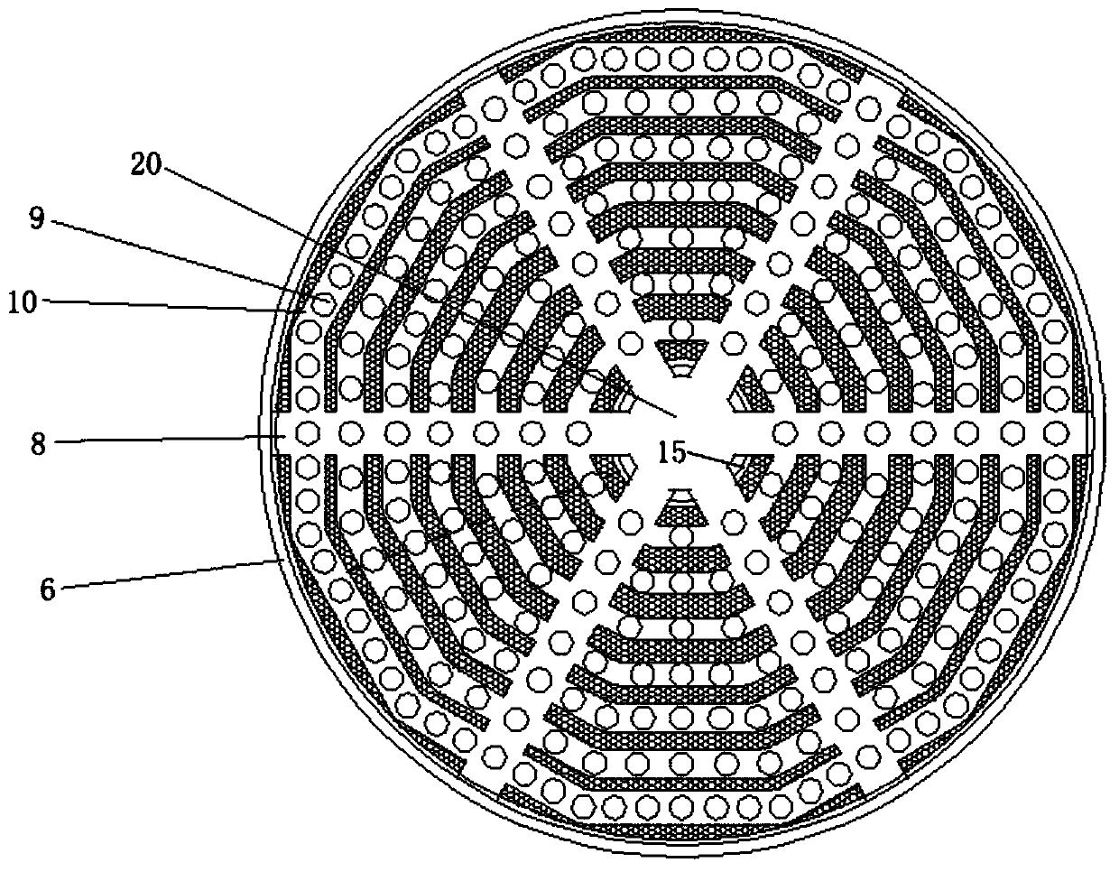 Heating and vacuum desorption combined adsorber and adsorption and desorption method and application