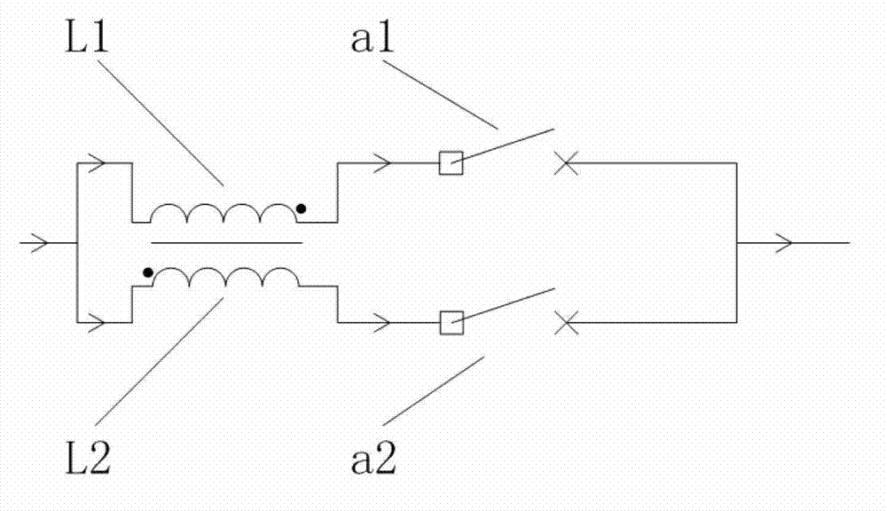 Topological structure for operation of short circuit impact generator