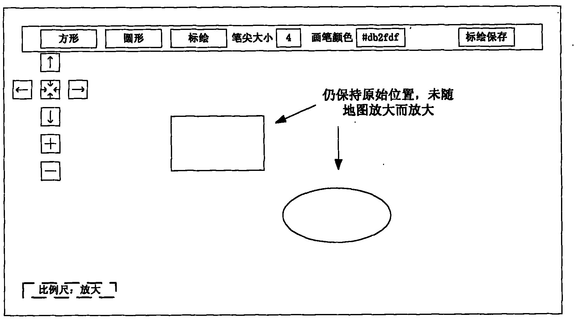 Visualization plotting method and system based on geographic information system