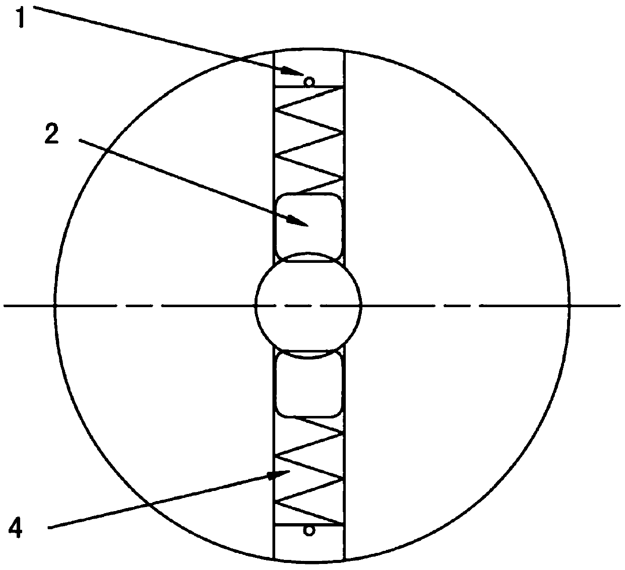 Replacement operation method for inertial wheel of hydraulic switch machine, and special tool thereof