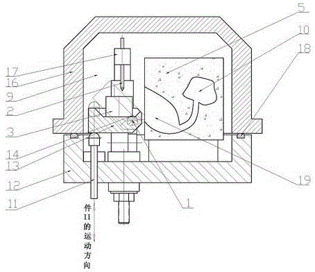 Metal casting device