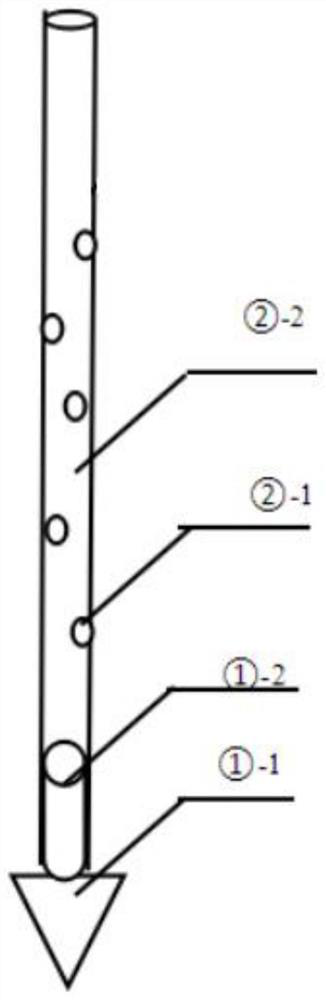 Large-area soft foundation reinforcement pile body quick-drainage method