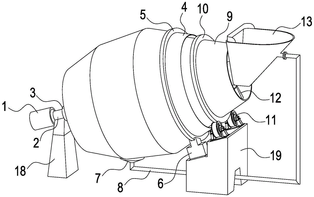 Ensilage method and silage material mixing device for anaerobic fermentation of energy herbs