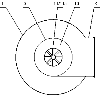 Air mixing treatment system for flue gas