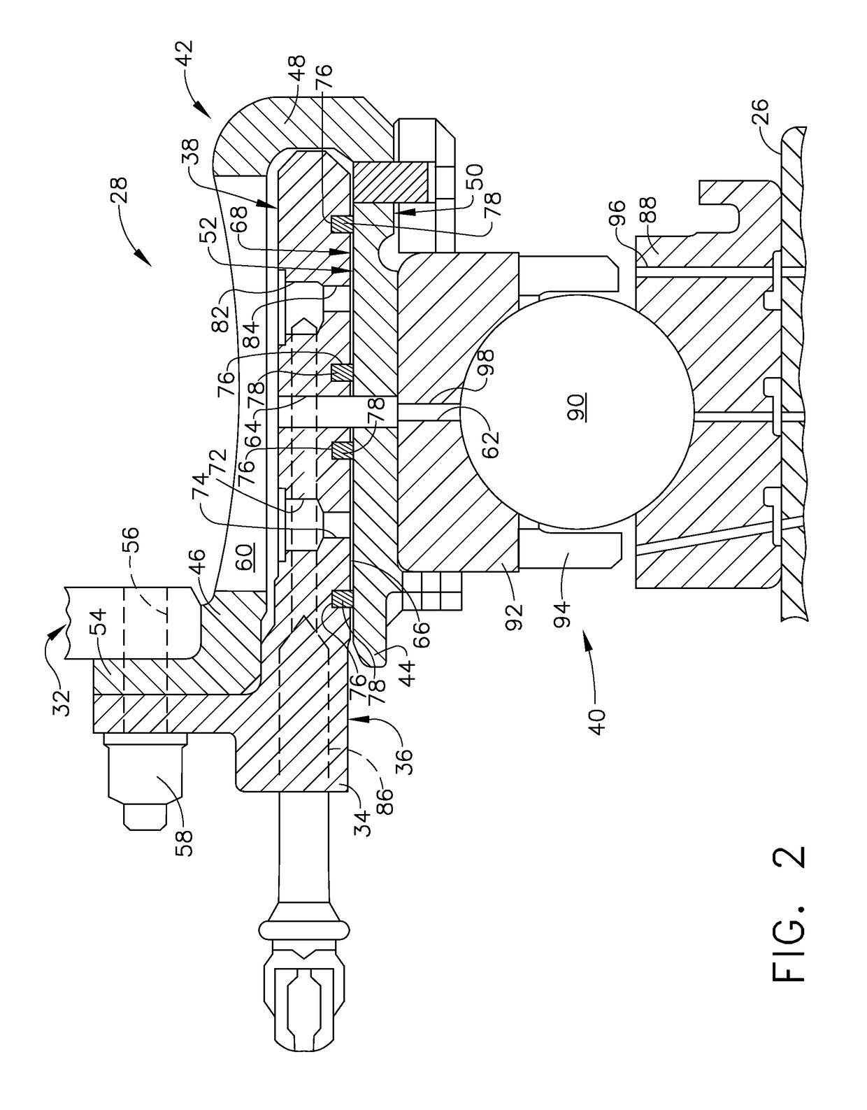 Bearing with drained race and squeeze film damper