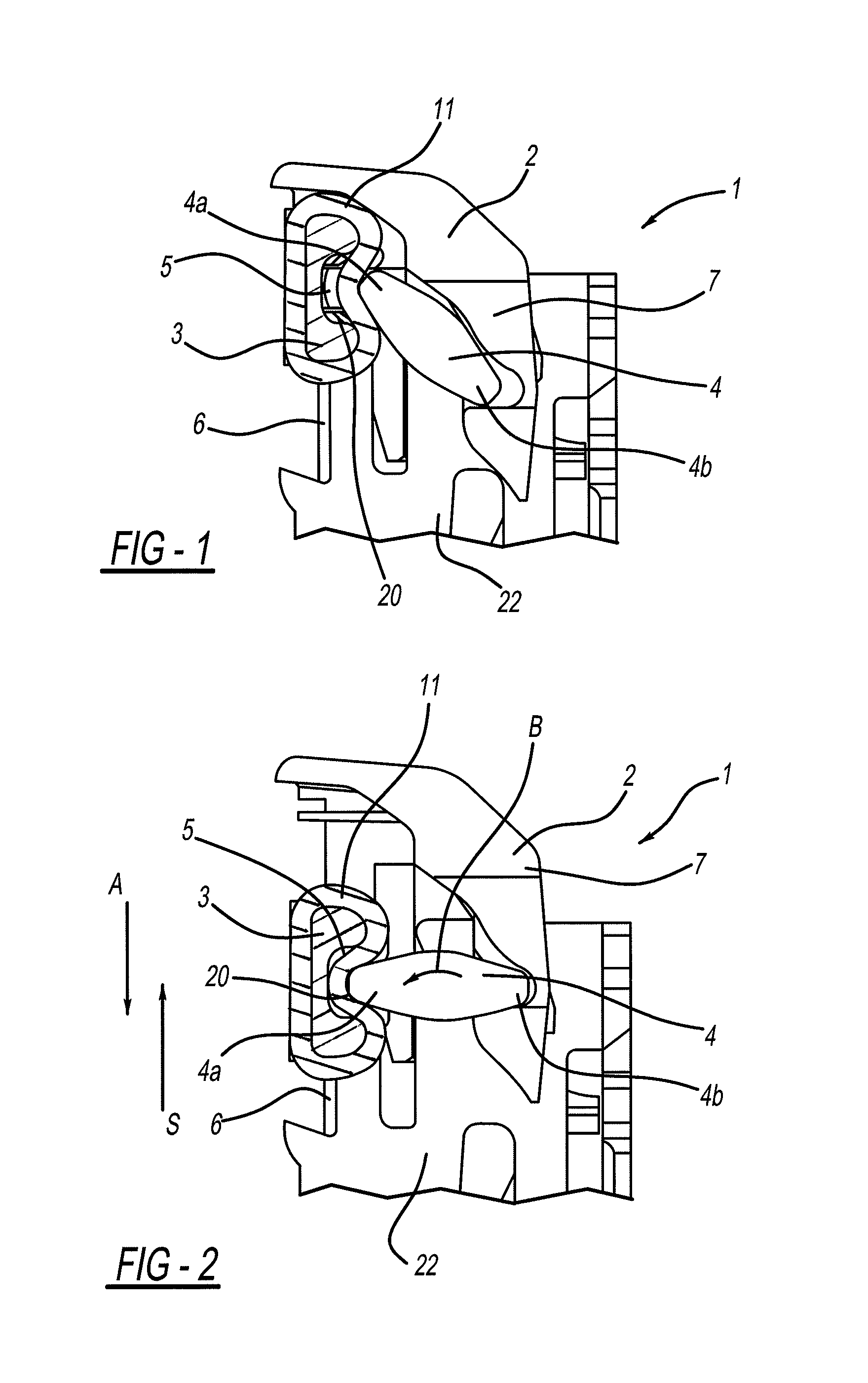 Shock-proof seat belt buckle for a motor vehicle