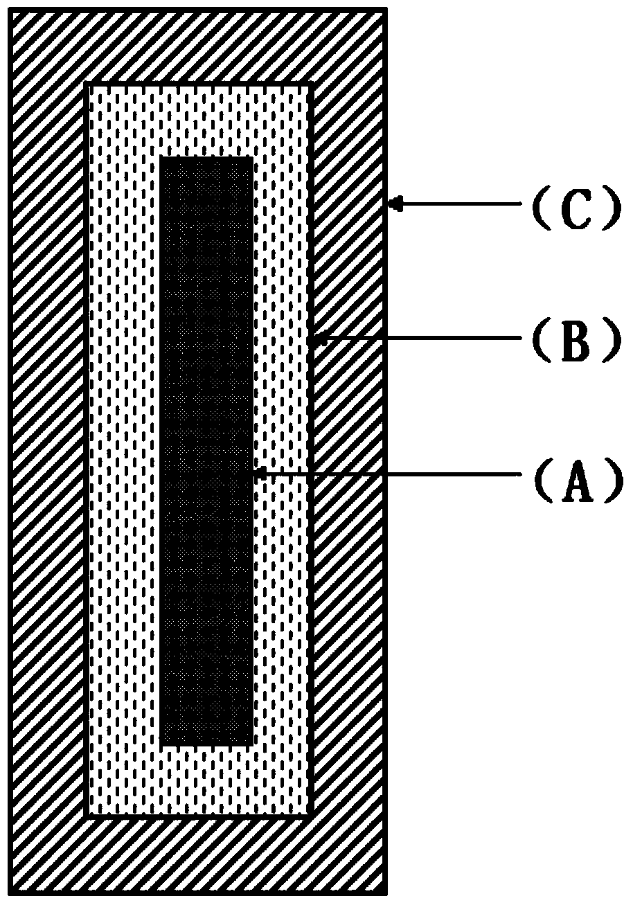 Sheet-like magnetic infrared pigment and preparation method thereof