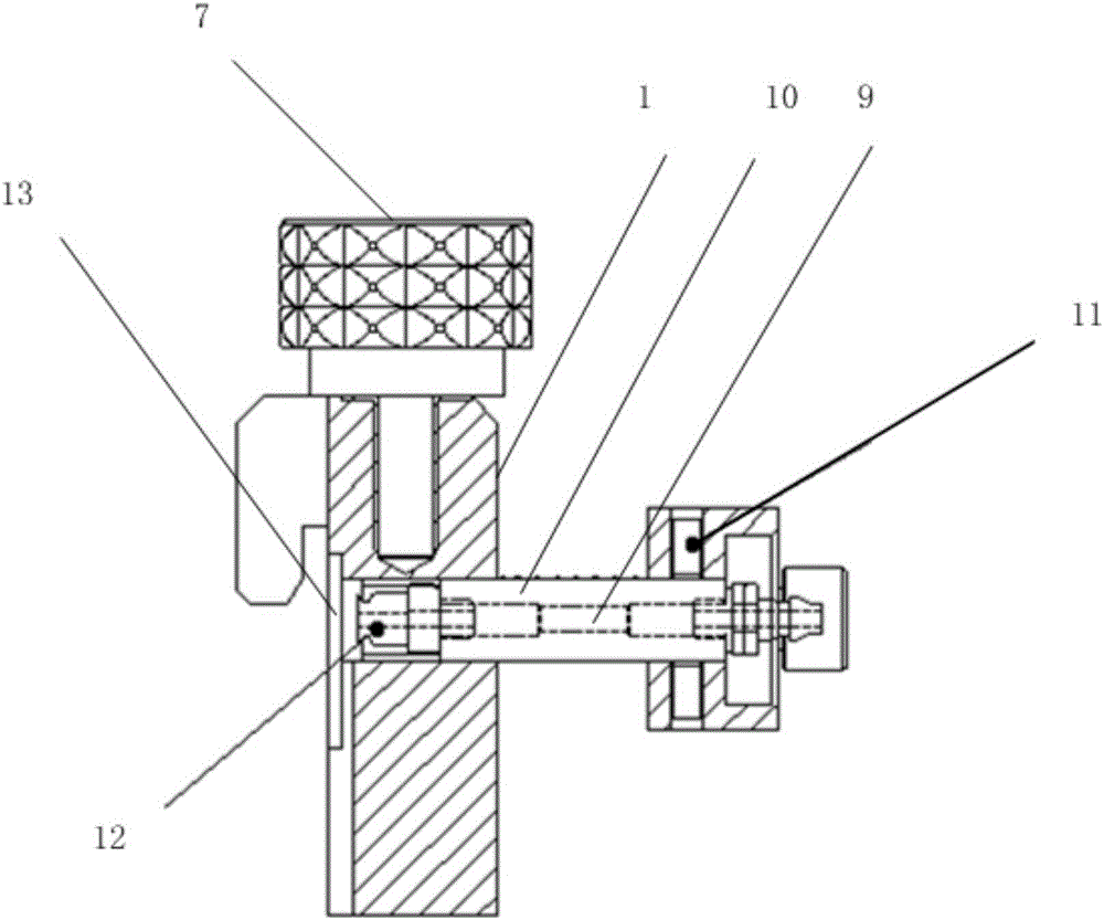 Strain gage pasting device