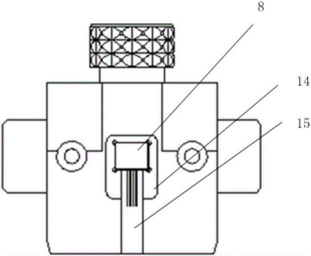 Strain gage pasting device