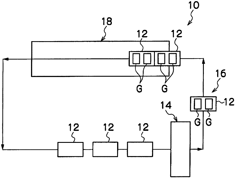 Glass substrate grinding method and grinding device