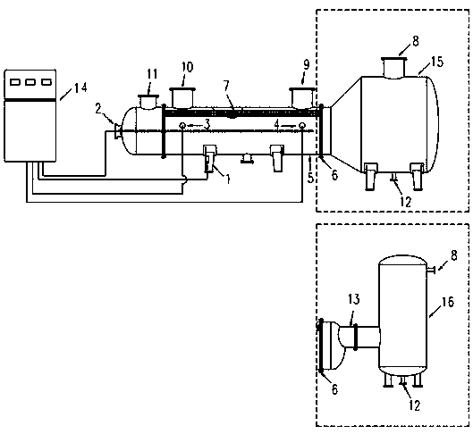 Application of chrome-nickel containing alloy concentrated sulfuric acid cooler in low-temperature-position waste heat recycling device and power generation system thereof