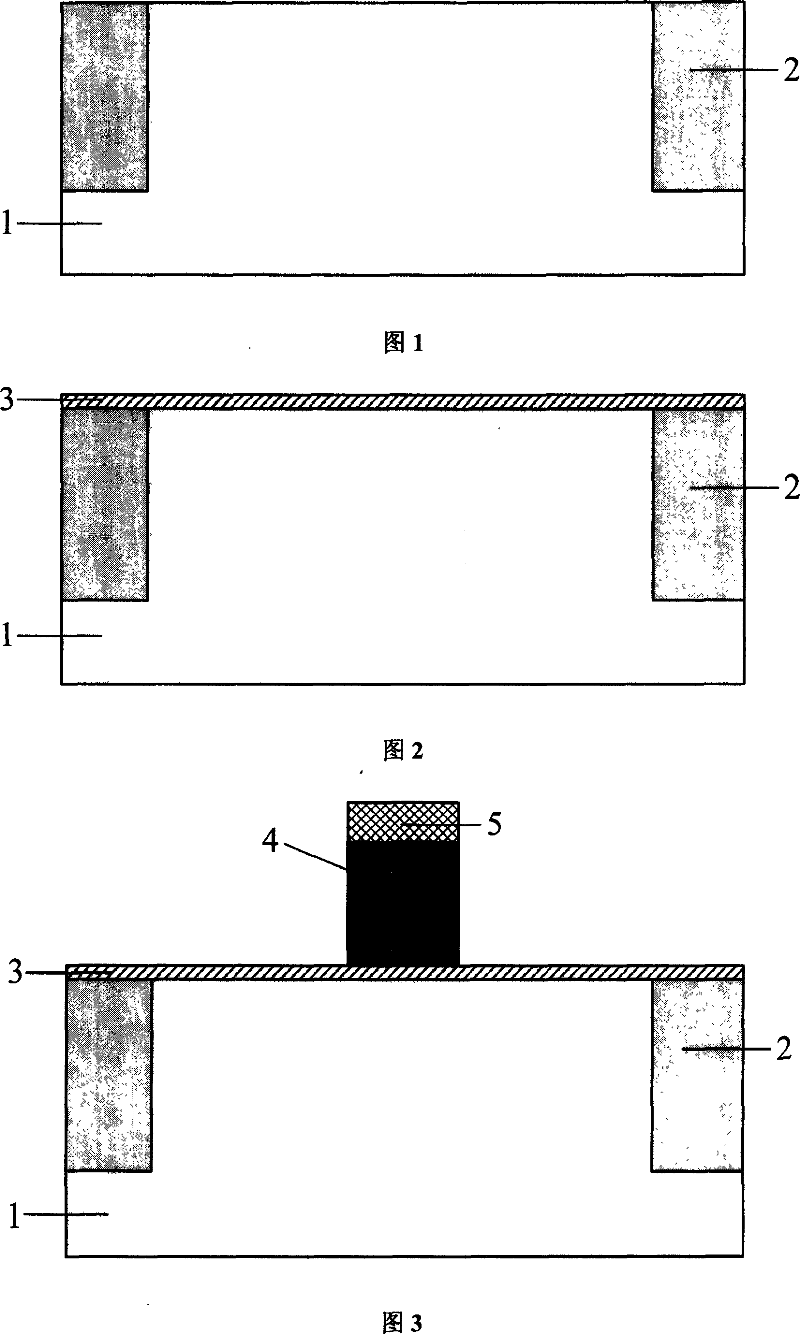 Method for making MOS transistor with source-drain on insulating layer