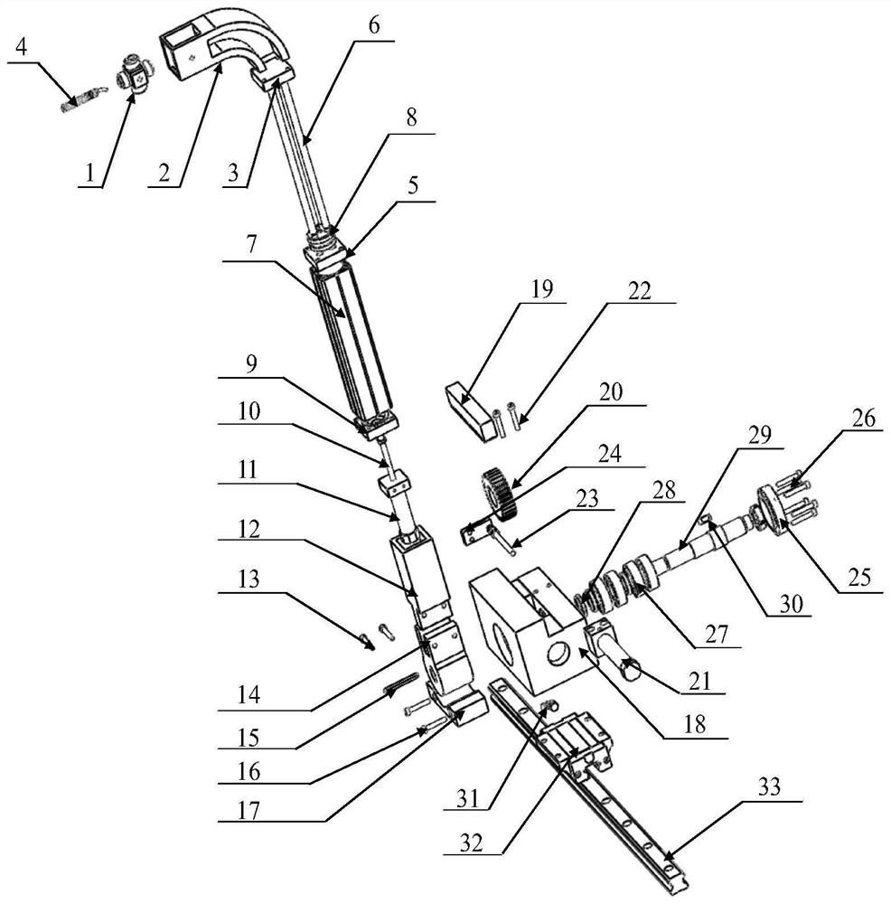 A multi-dimensional detection device for thermal elongation of CNC machine tool spindle