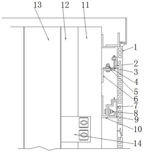 Fiber reinforced cement outer wall decoration hanging plate