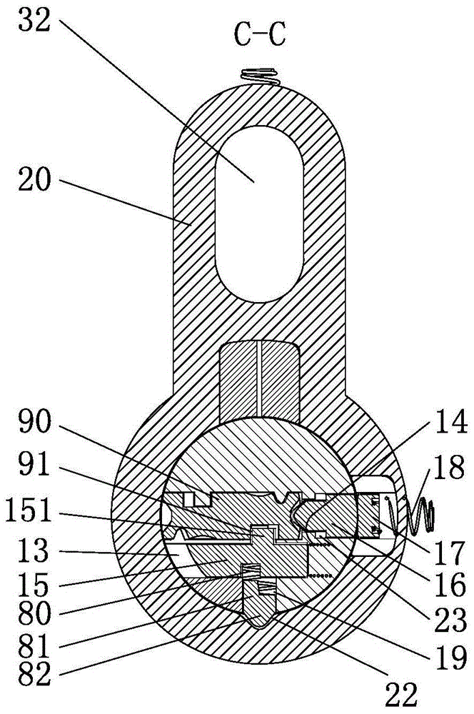 Mortise lock cylinder with variable length side pin and curved slot pick