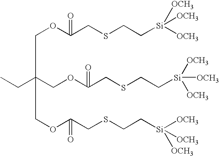 Sulfur modified silanes for the elaboration of high refractive index materials