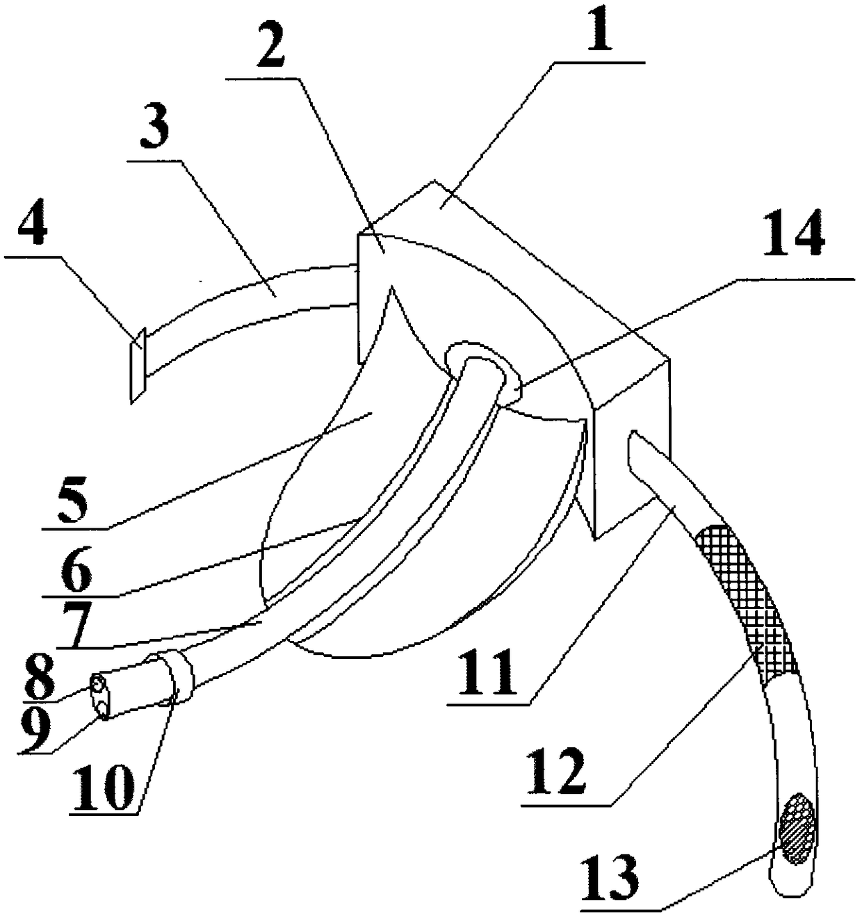 A multi-channel oropharyngeal ventilation device for anesthesia department