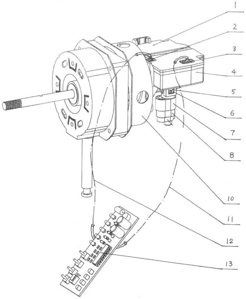 Electric fan oscillating swing angle adjusting device and electric fan applying same