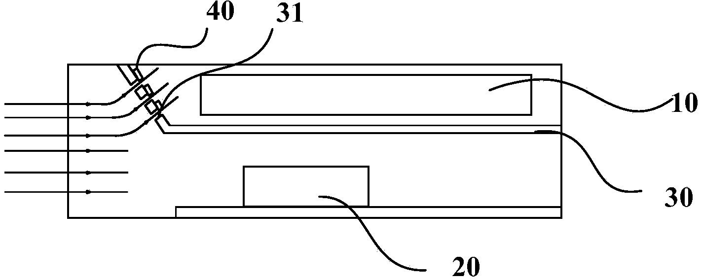 Ventilation device of case, case and ventilation method