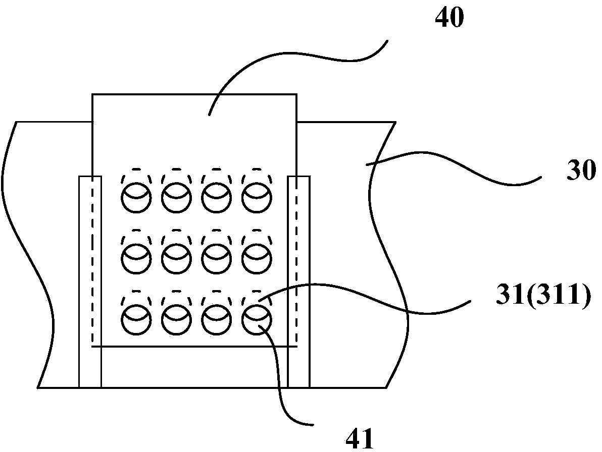 Ventilation device of case, case and ventilation method