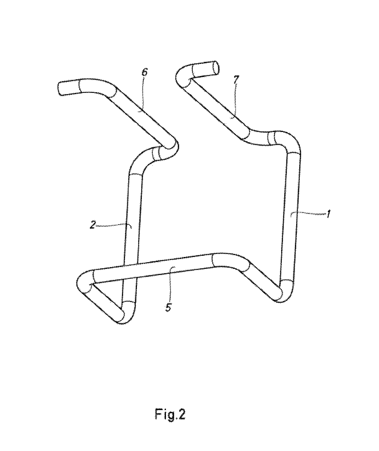 Device for dismountably connecting two intersecting formwork beams