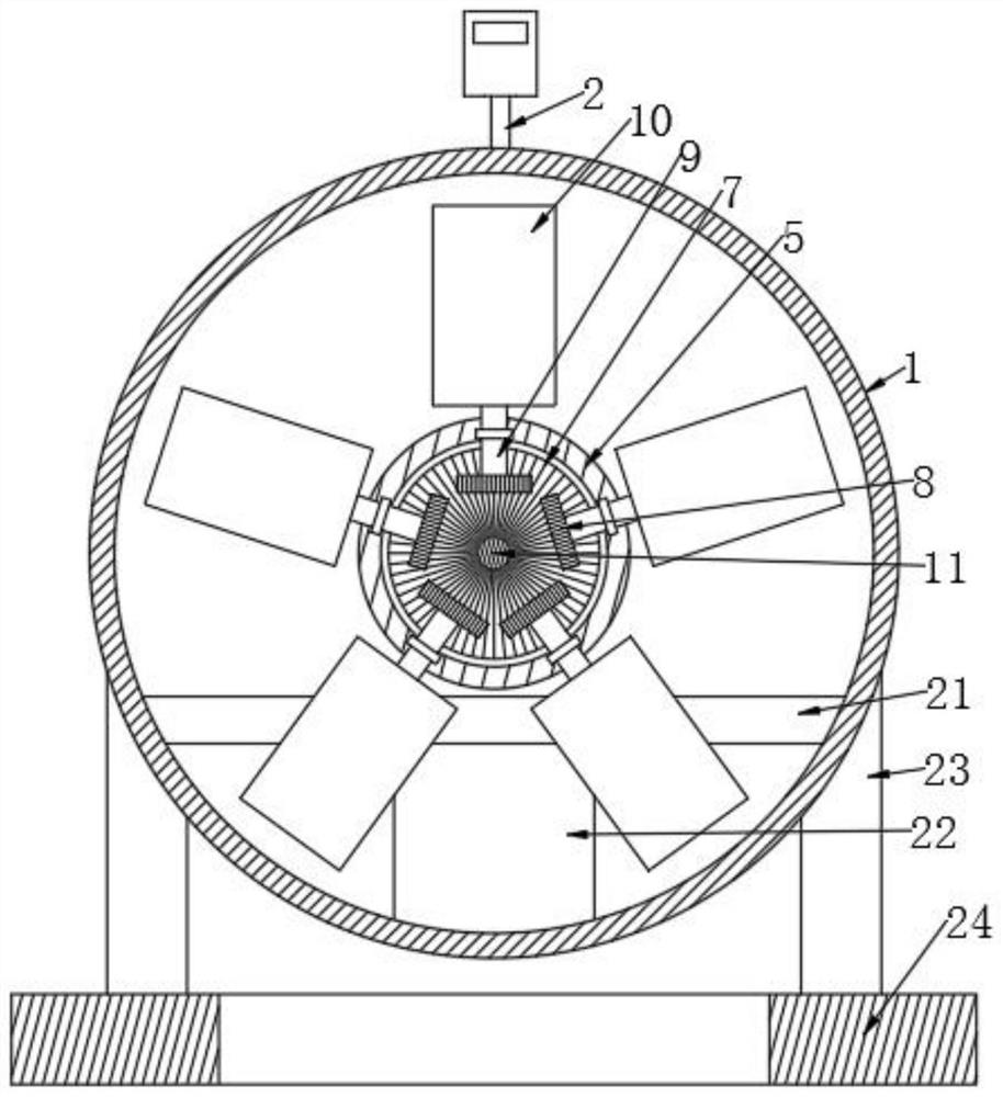 Intelligent energy-saving axial flow fan