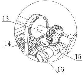Quick gravel impurity filtering device for constructional engineering