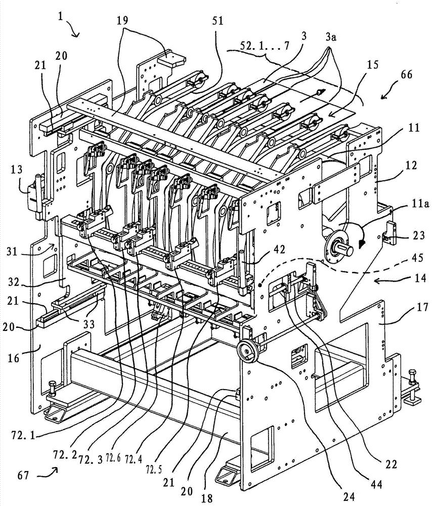 Equipment for slotting cardboard blanks