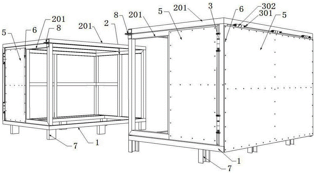 Multifunctional building material antitheft device