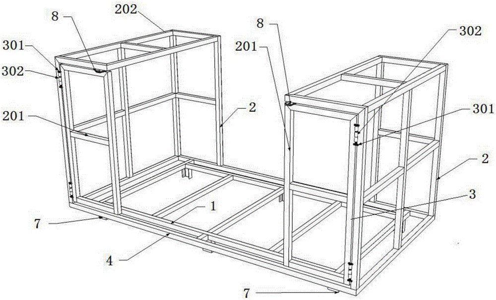 Multifunctional building material antitheft device