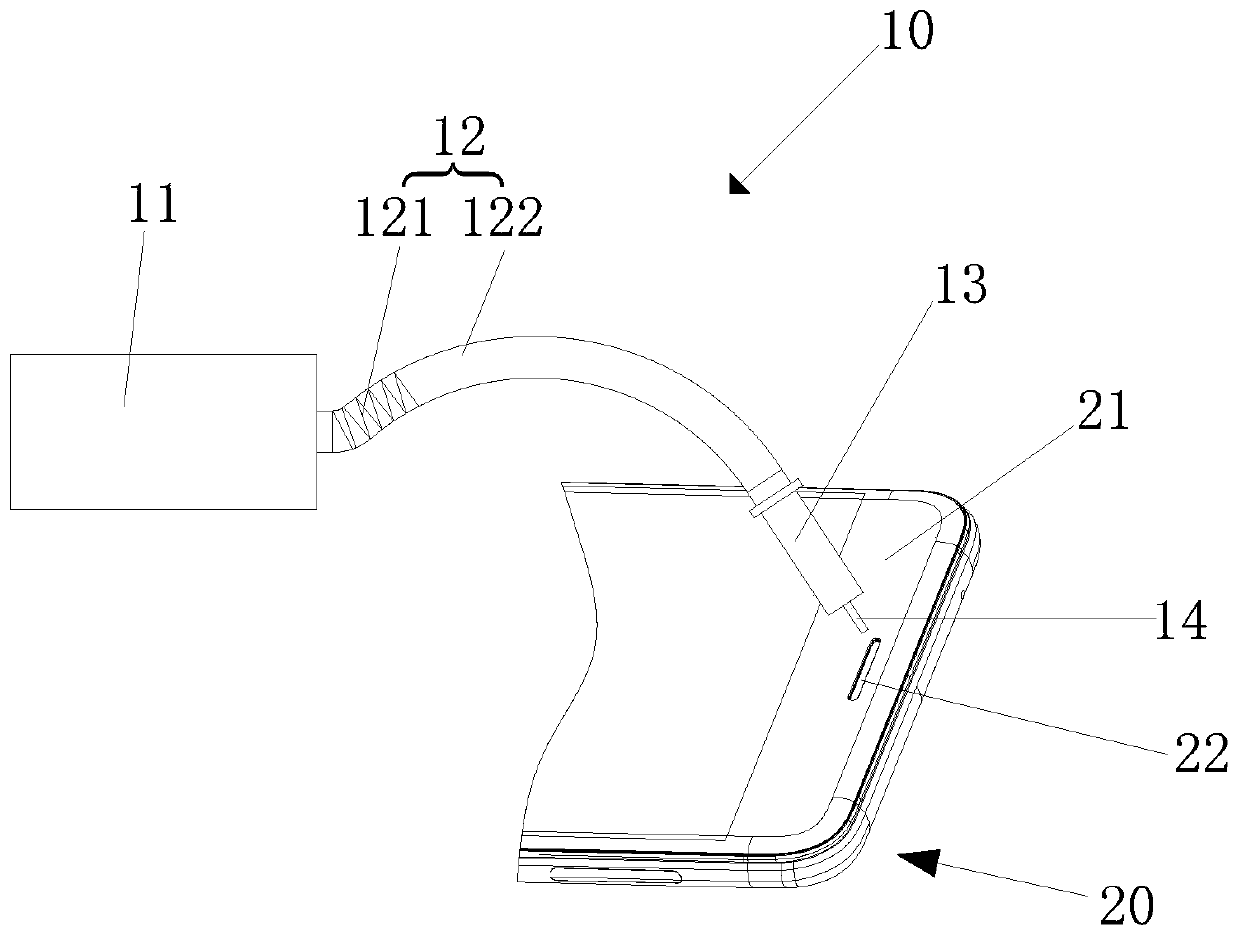 Mobile terminal cleaning device and cleaning method thereof