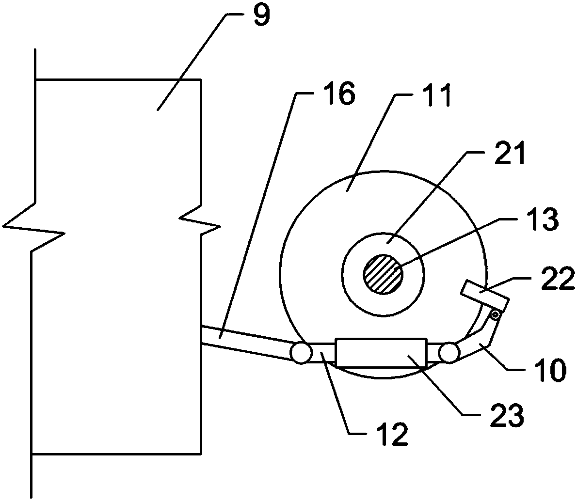 Transmission mechanism of mini-tiller