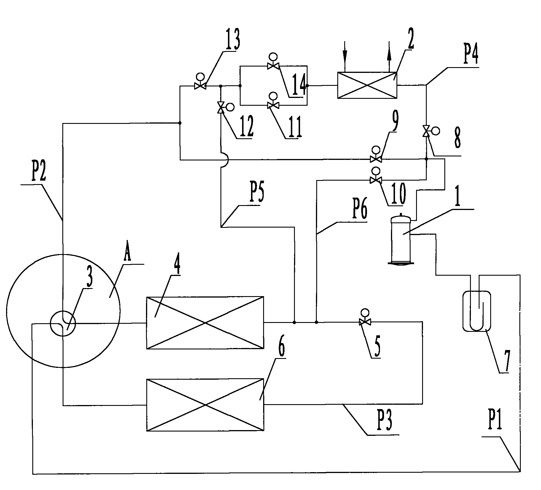 Hot water air-conditioner