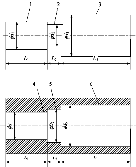 A Quick Calculation Method for Installation Clearance of Two-section Shaft