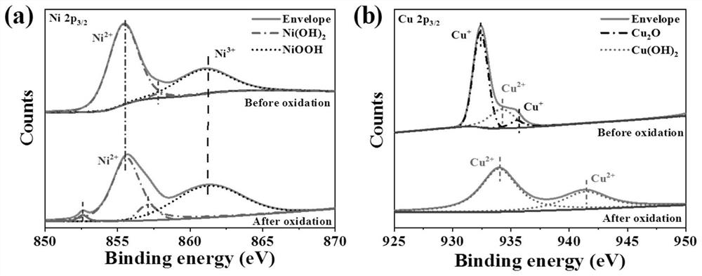 Preparation method and application of NiCu/BDD composite electrode used for directional catalytic oxidation of ammonia nitrogen in wastewater
