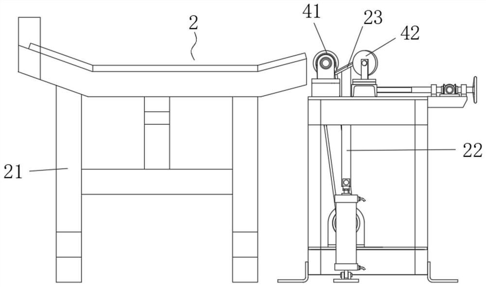 Round anchor plate production line and production process