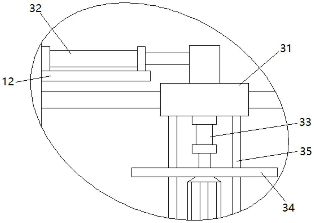 Grinding device for side wall and end face of bearing ring