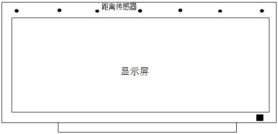 Display screen font size automatic adjusting system