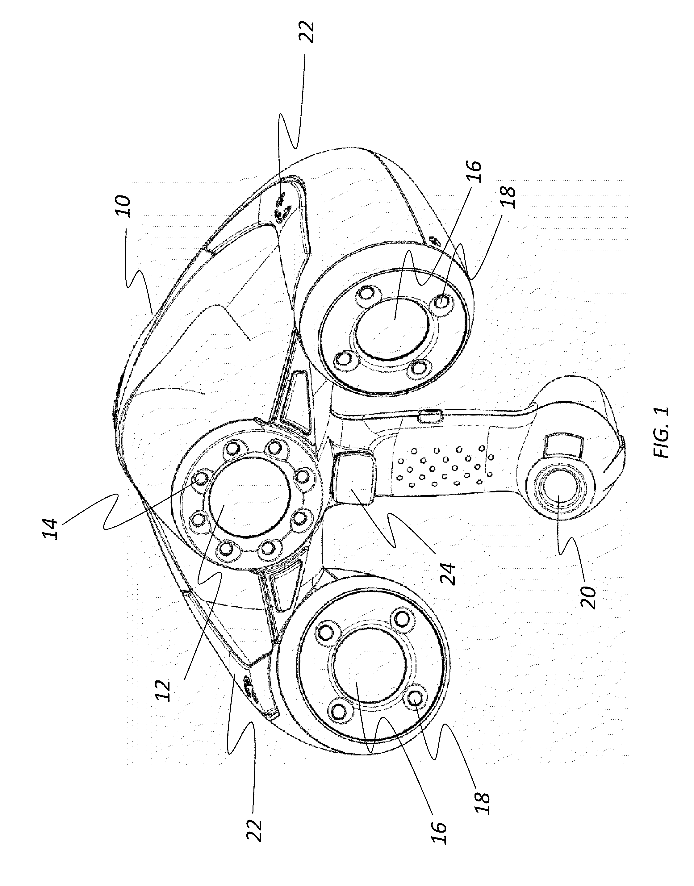 Hand-held self-referenced apparatus for three-dimensional scanning