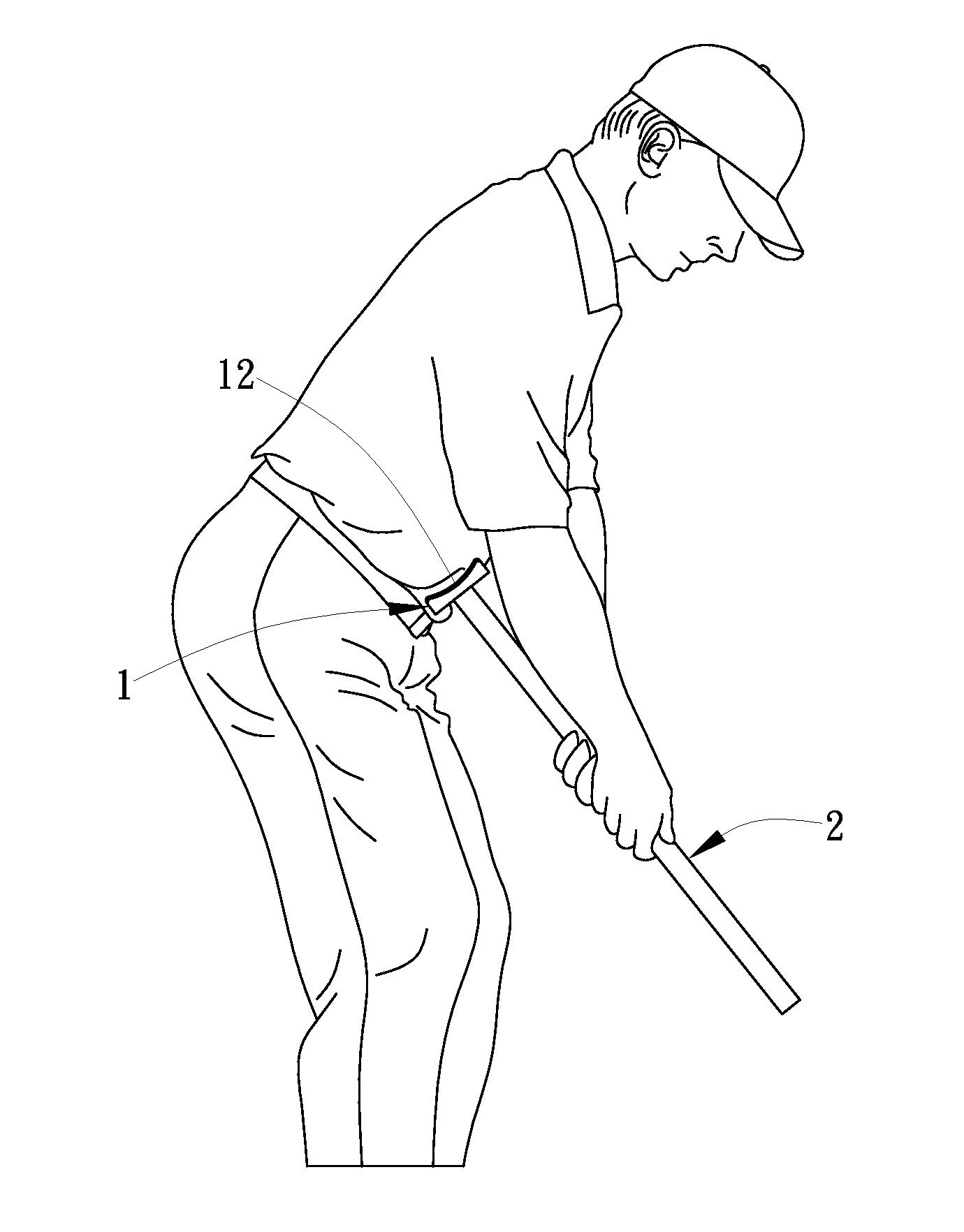 Golf swing/putting trainer