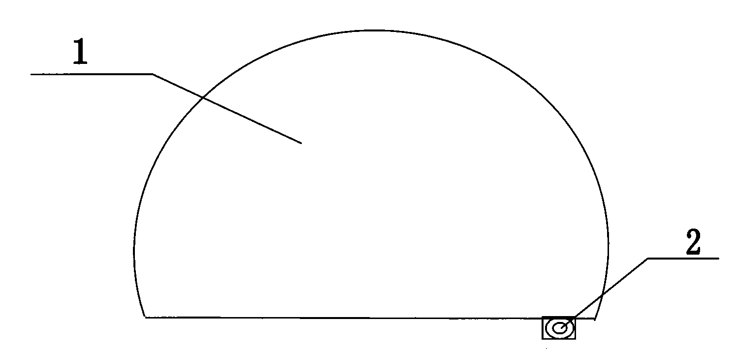 Tunneling operation simple emergent life-saving connection device and mounting method thereof